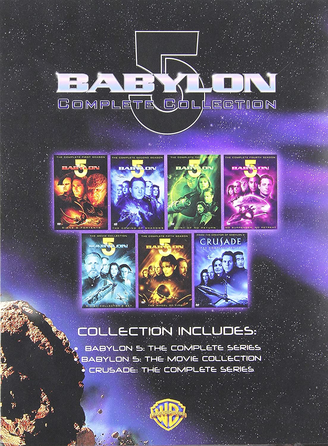 Вавилон 5 / Babylon 5 [Полная коллекция / Сезон: 1-5 из 5 / Серии: 1-110 из 110 / Крестовый поход / Crusade / Серии 1-13 из 13 / Вавилон 5 : Фильмы / Babylon 5: The Movies / 1-8 из 8] (1993-2007) DVDRip | MVO